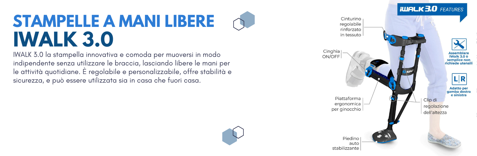 stampella mani libere iwalk3.0