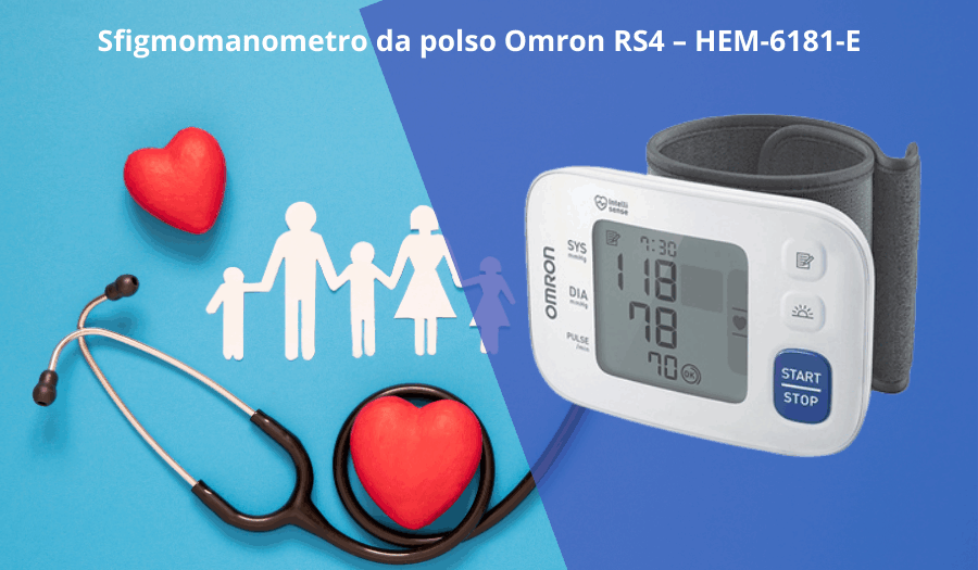 Sfigmomanometro da polso Omron RS4 – HEM-6181-E
