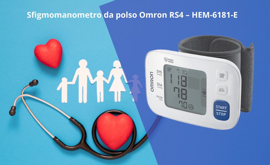 Sfigmomanometro da polso Omron RS4 – HEM-6181-E